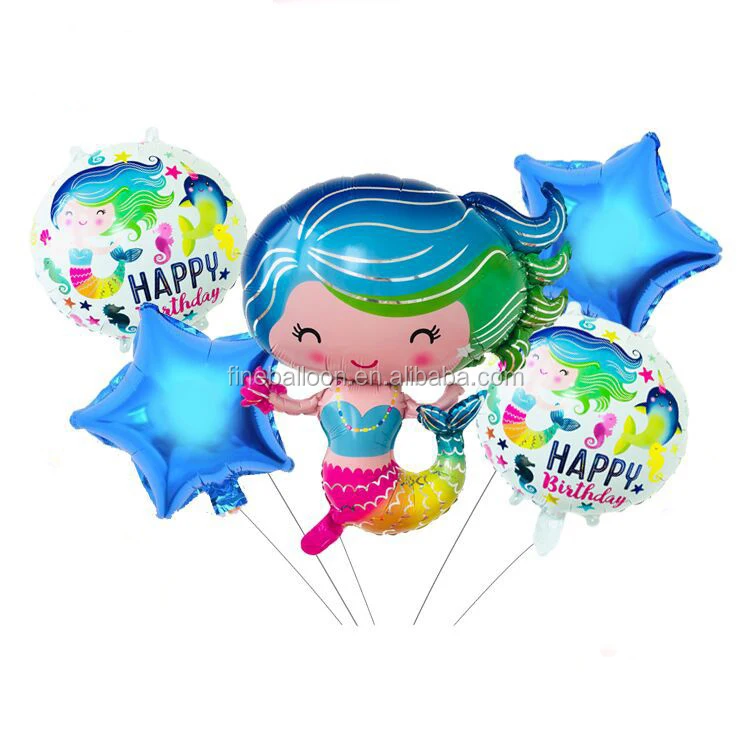 China Wholesale Happy Birthday party Balloons Gold silver 32 inch real round foil helium 4D balloons