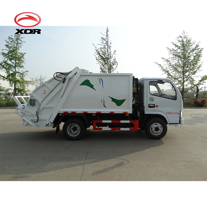 Small Compression Garbage Trucks hydraulic garbage compactor