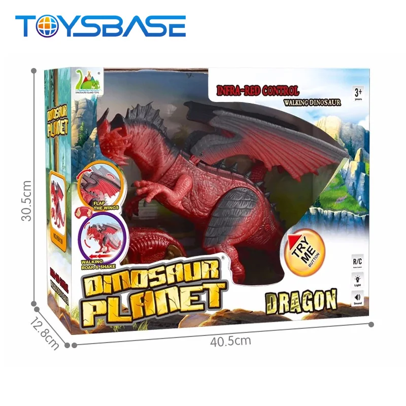 Top Sale Children Simulate Sound And Light Infrared RC Dinosaur Toy