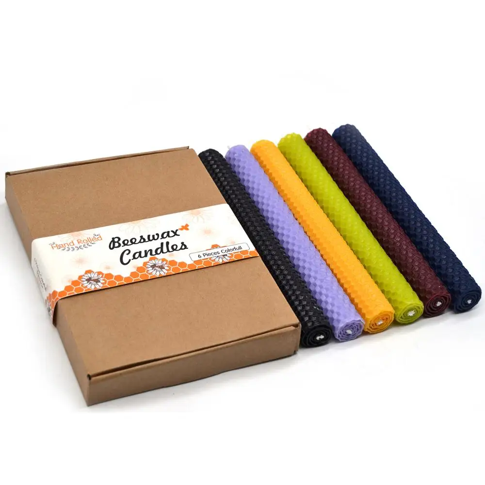 DIY pure beeswax candle sheet