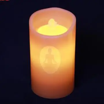 real wax Aqua Flame candle fountain LED lights with high quality fountain