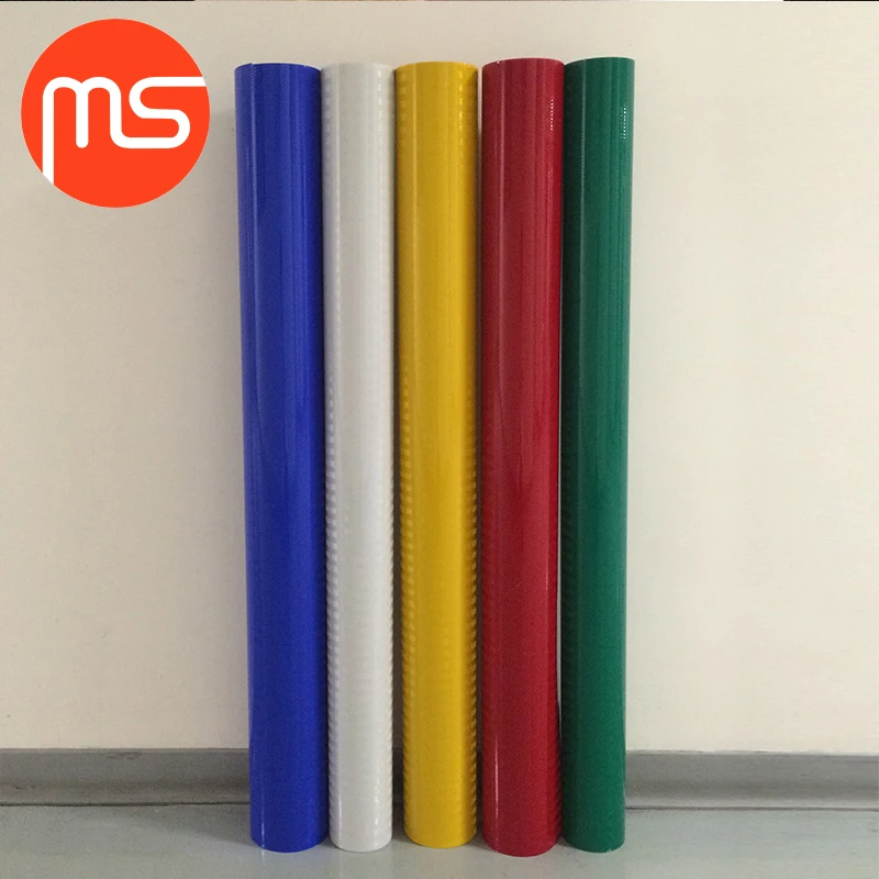 prismatic double coloured reflector sheet sheeting material sticker honeycomb reflective membrane film vinyl roll