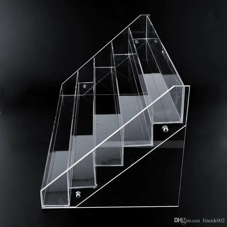 Wholesale Cheap High Quality Clear Acrylic Multi-tiers Sundry Display Shelf