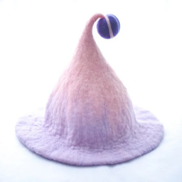 
100% wool DIY cosplay witch Harry potter Starry sky felt caps hat 