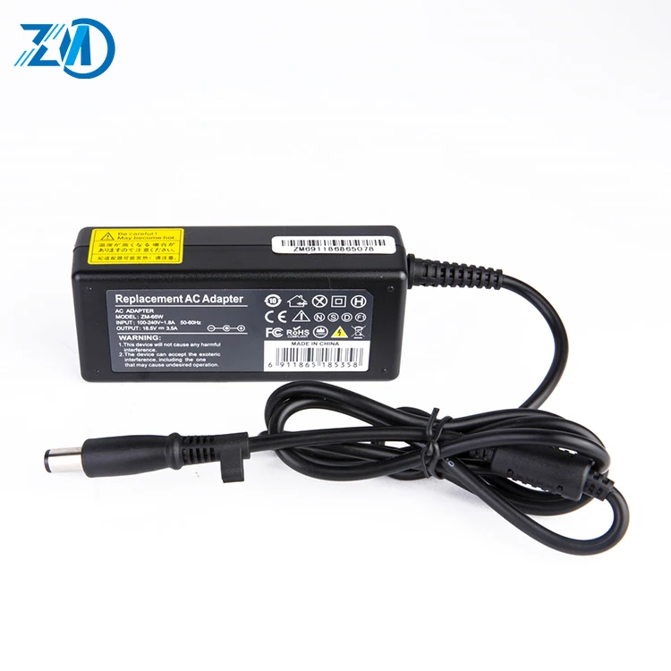 CE FCC ROHS 7,4*5,0 мм адаптер ноутбука 65 Вт 18,5 В 3.5a питания для ноутбуков hp зарядное устройство для hp 854054-001