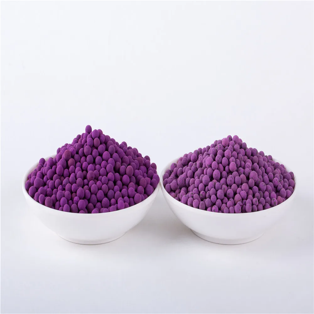
Potassium permanganate with high removal efficiency for hydrogen sulfide 