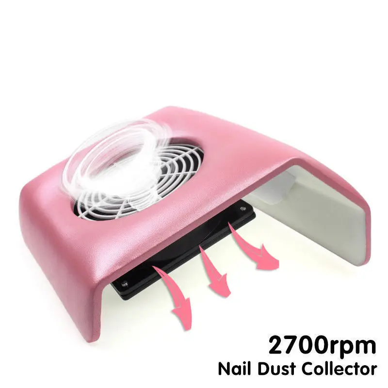 Electric Beauty Salon Manicure Nail Table Dust Collector High Quality Nail Art Vacuum Nail Cleaner Machine