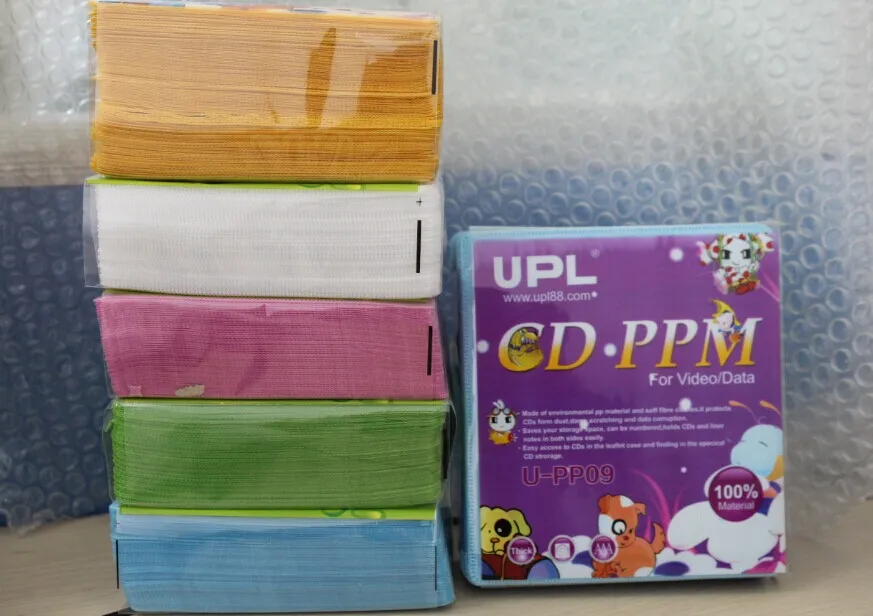 clear pp bag for dvd case/ Plastic CD /DVD Sleeves