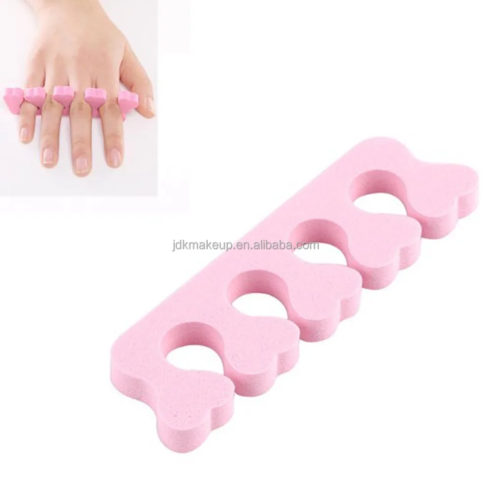  Hot sale soft sponge finger separator Makeup gel toe separators     Информация о