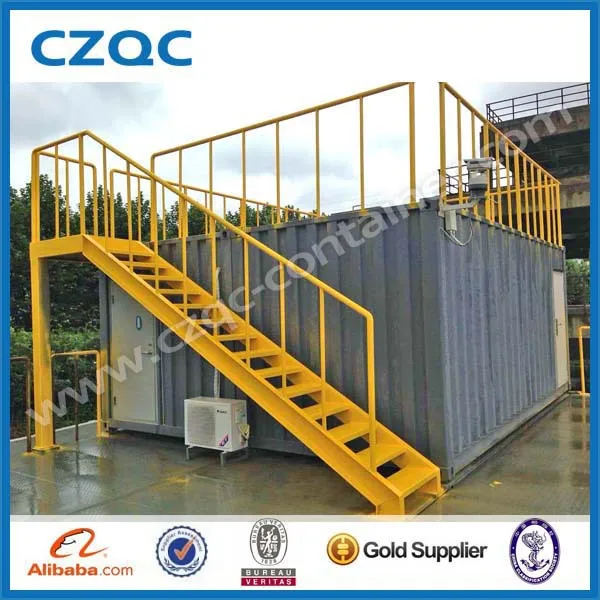 High Class Two Floor Prefabricated Container Houses Living Container Houses