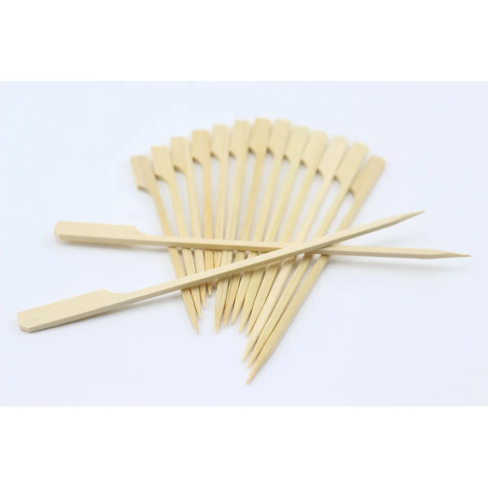 Disposable natural bamboo bbq wooden barbeque kebab skewer maker