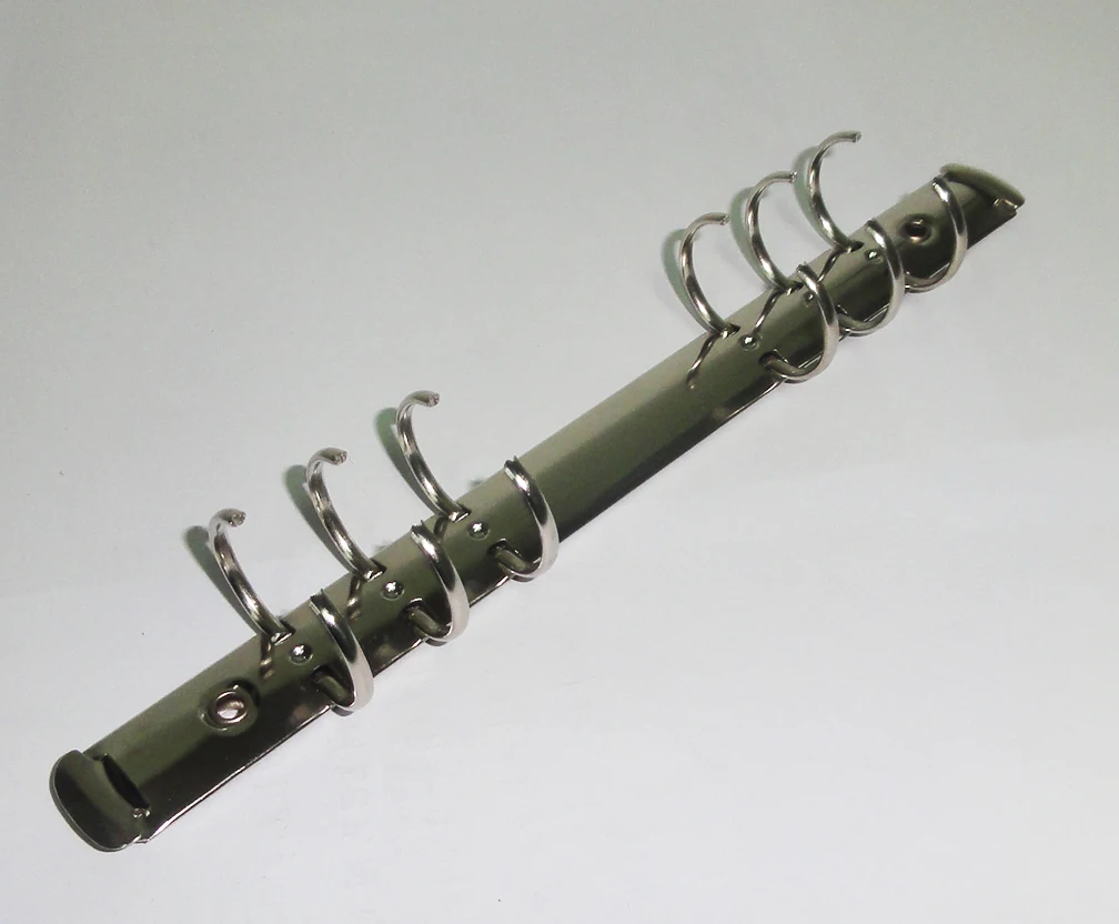 Book Binding Clip Memo type 6 Ring Binder Mechanism