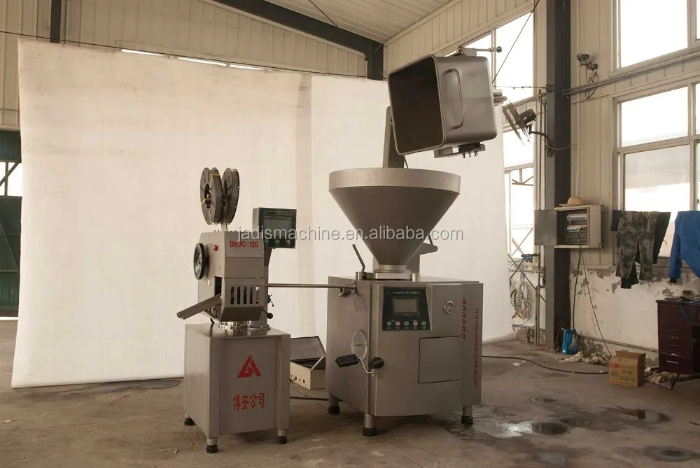 Vacuum Sausage Filler with Automatic Casing Knot T