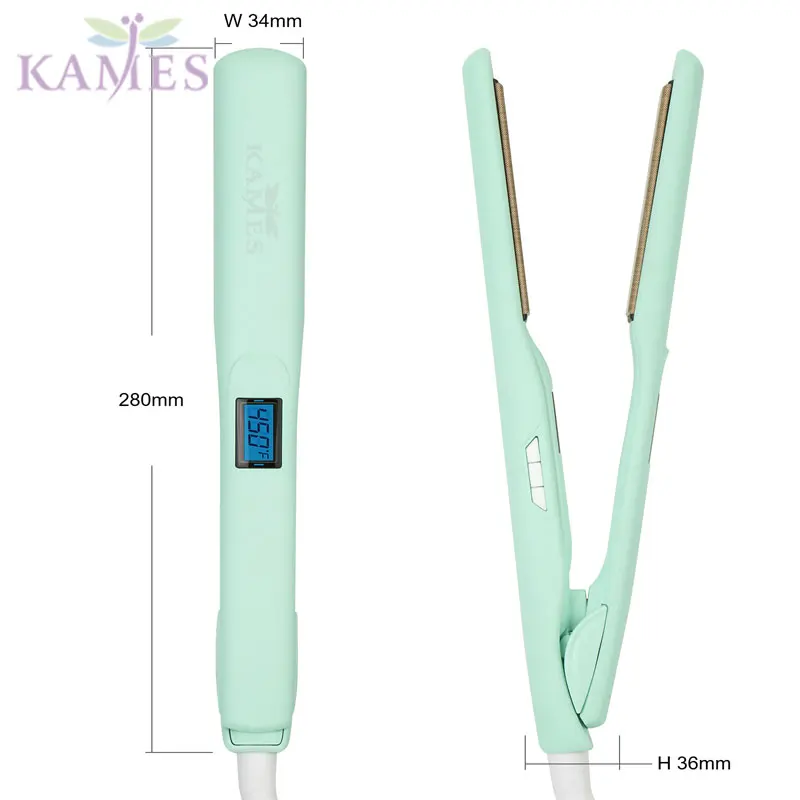 
NST Nano fiber Hair Care Flat Iron Titanium Hair Straightener 
