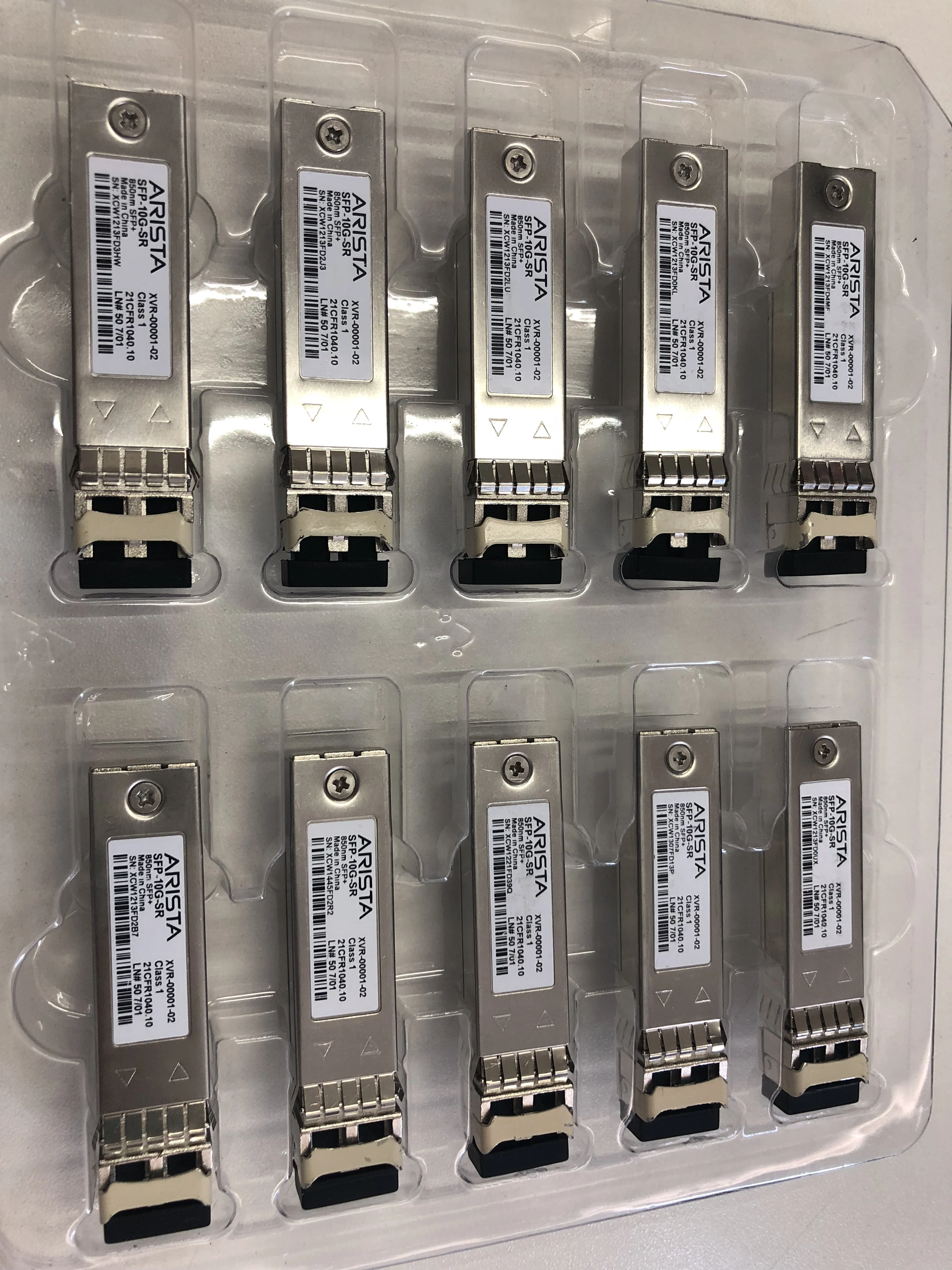 Arista SFP-10G-SR MINI GBIC 10Gb 850nm 300m cctv transceiver