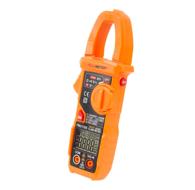 Smart Intelligent 600A AC/DC Auto Range Digital Clamp Meter PM2118S
