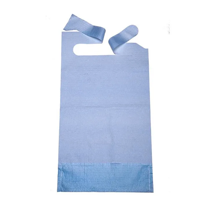 PE Back Film Paper Hospital Disposable Apron