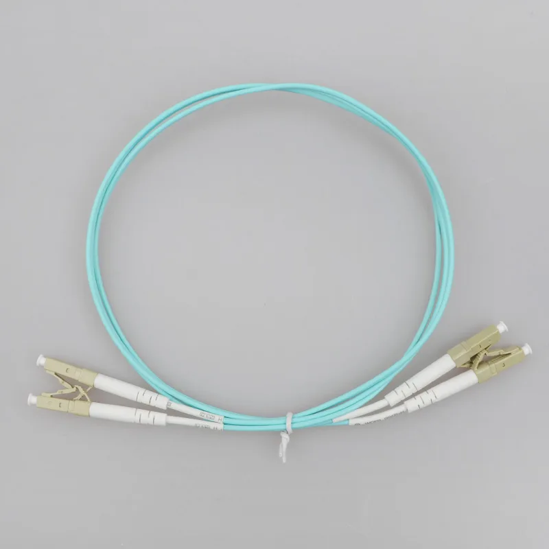 High speed transmission Lc to Lc Om3 om4 duplex 3 5 10mtrs fiber optic pigtail patch cord