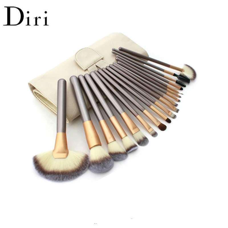 High quality 18Pcs Cosmetic Brush Set With Bag New 2019 Makeup Brush