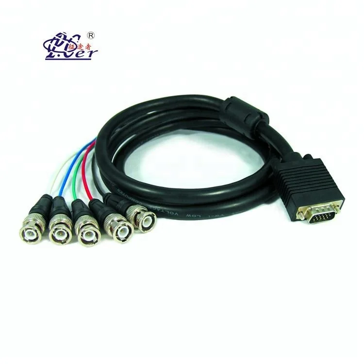  Кабель-адаптер PCER VGA-5 BNC кабель