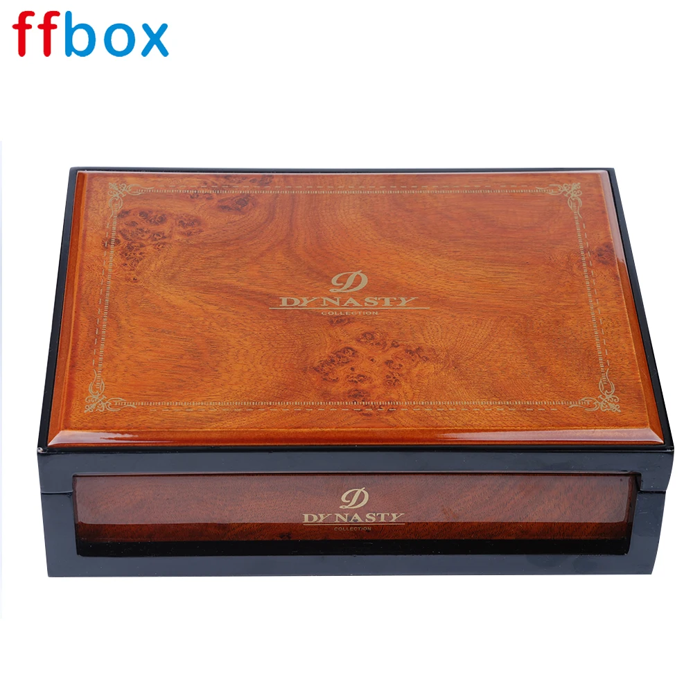 top grade high-gloss decorative gift watch wooden box cufflink