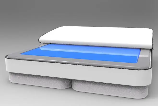 
75% waveless single water mattress 