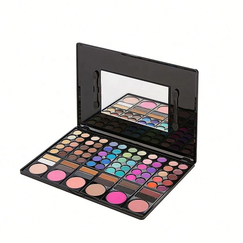 Popular 78 Multi Colored Makeup Eyeshadow Palette Set Professional Beauty Cosmetics Shimmer Matte Eyeshadow Palette