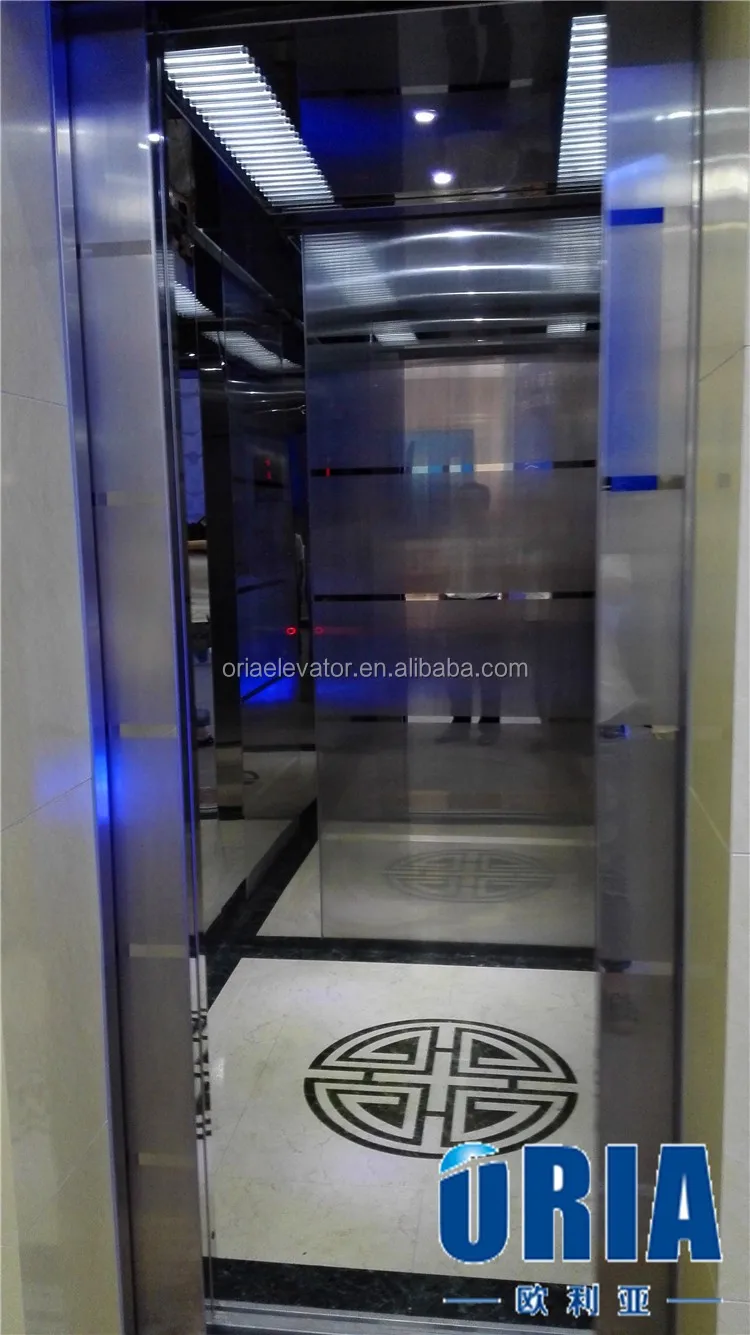 Modern 4-Person High Quality Passenger Lift Hydraulic Home Lift for Apartments AC Drive Type