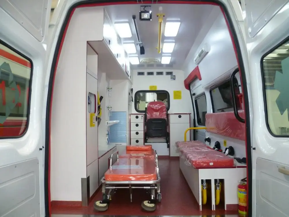 
High roof hospital ICU ambulance vehicle for sale 