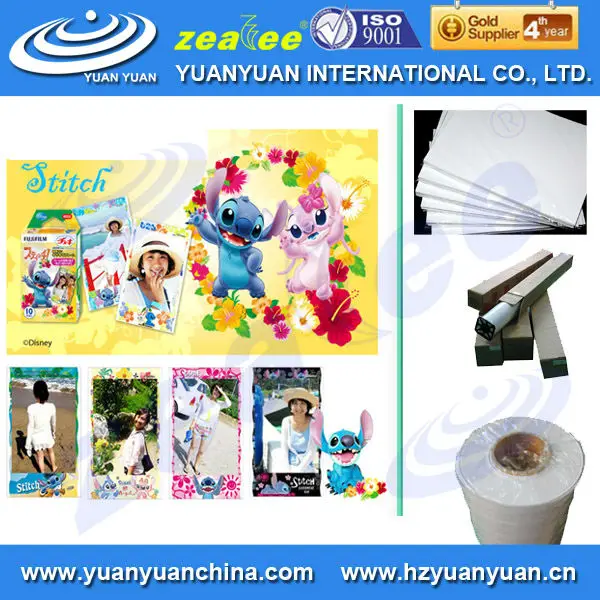 Waterproof 180g 220g 230g 260g Glossy Double Sided RC Photo Inkjet Paper For Inkjet Printer In Rolls