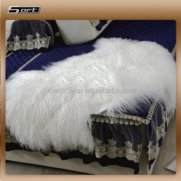 
China factory 100% real sheepskin mongolian lamb fur 