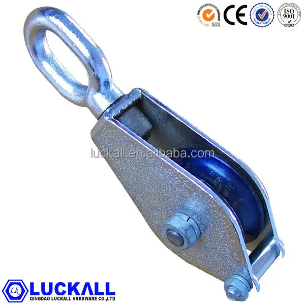 Стальная пластина шкив блок с овальным глазом