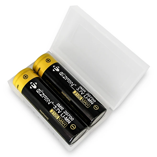 Wholesale unique style Efan colorful plastic battery case for 20700 21700 batteries