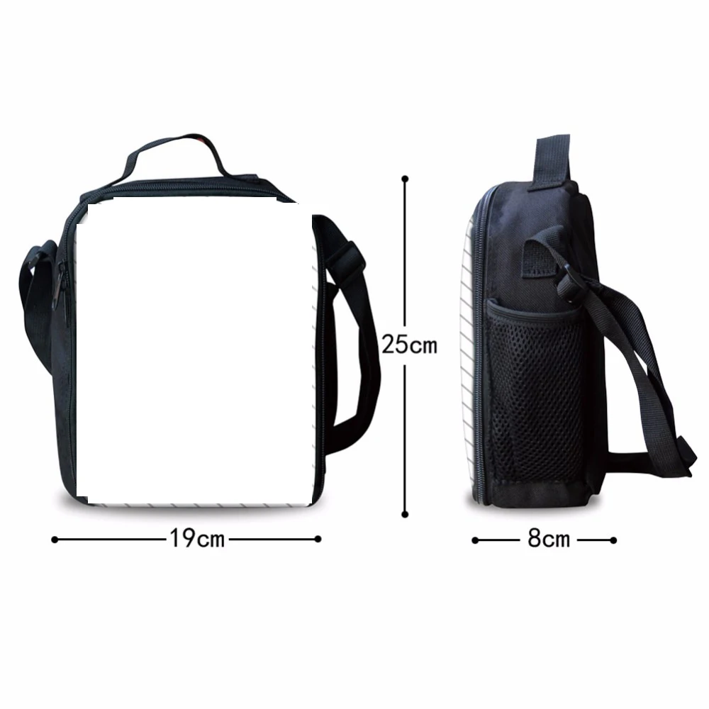 Attractive designs backpack school bag and lunch bag set sublimation blank bag