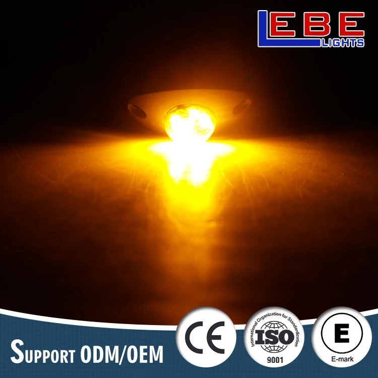 High Power 12V-24V Flash Grille Surface Mount light Strobe LED lighthead