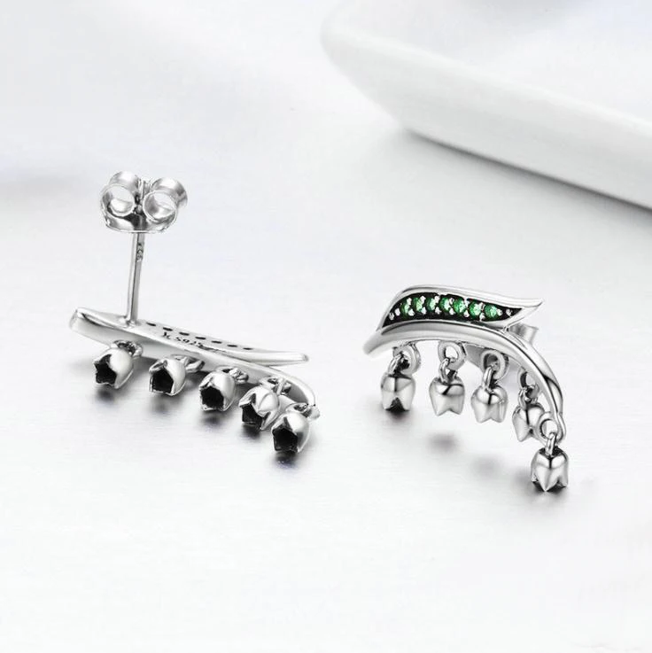 dropshipping products 2021 Bellflower design Real Silver 925 Earrings,Ring women jewelry set