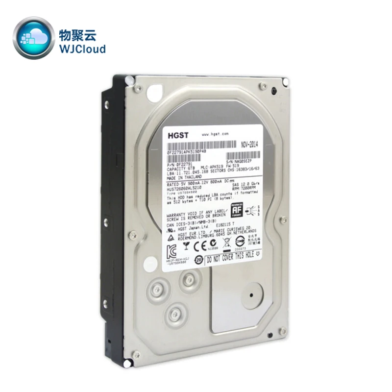 China Supplier Used Cheap 7200RPM 128MB 6TB HDD