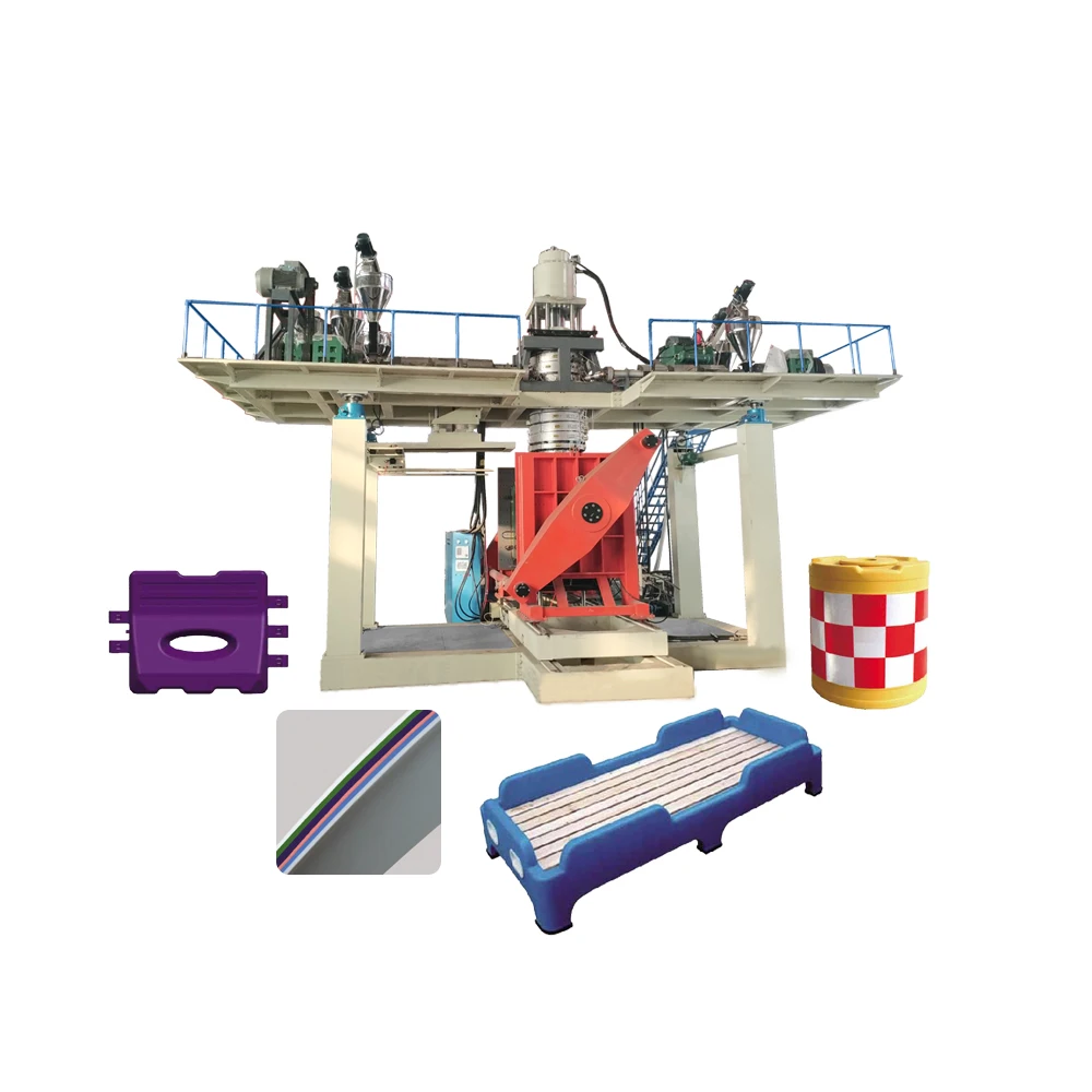 Multi 6 layer plastic durm blow moulding