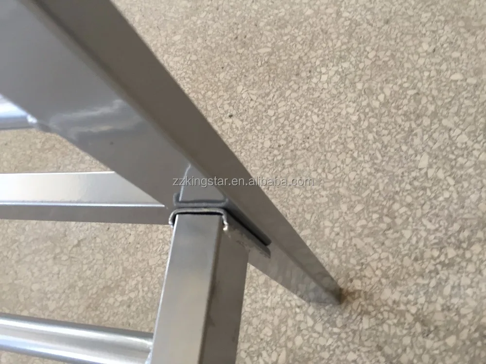Square iron pipe twin size steel single bed frames