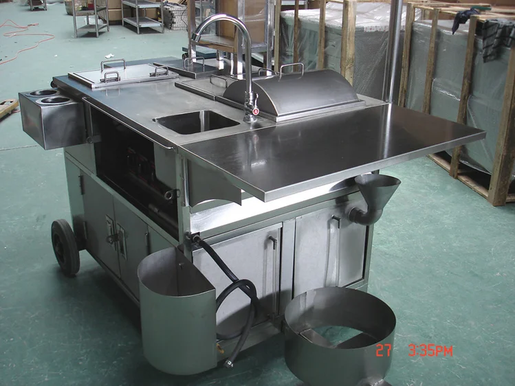 Factory price mobile food cart mobile food cart with wheels