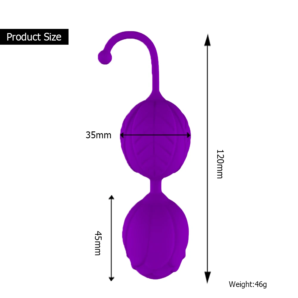 
Women Pelvic Floor Muscle Exercise Medical Grade Silicone Vagina Exercise Kegel Balls Silicone 