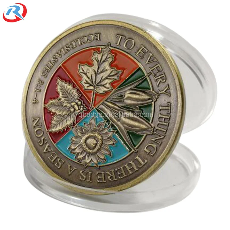 Wholesale Custom Own Logo Zinc Alloy die casting  Logo antique silver plated  Souvenir Commemorative challenge Coin