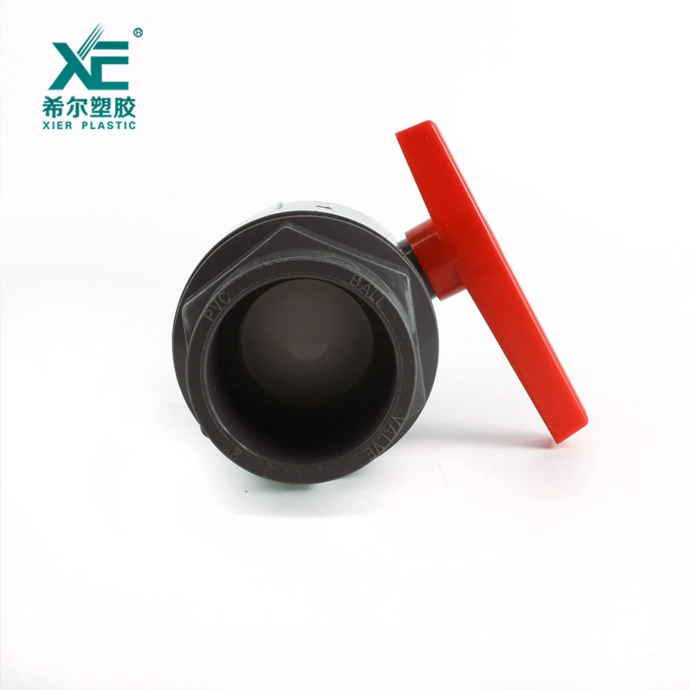 New arrival professional design plastic handle 2pc ball valve