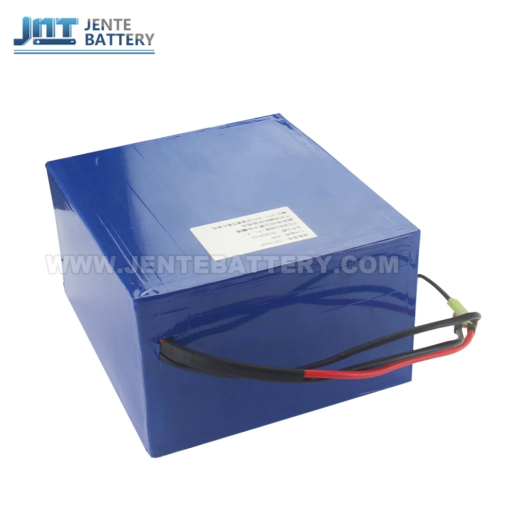 China suppliers rechargeable 72v lithium battery pack 45AH with batteries box
