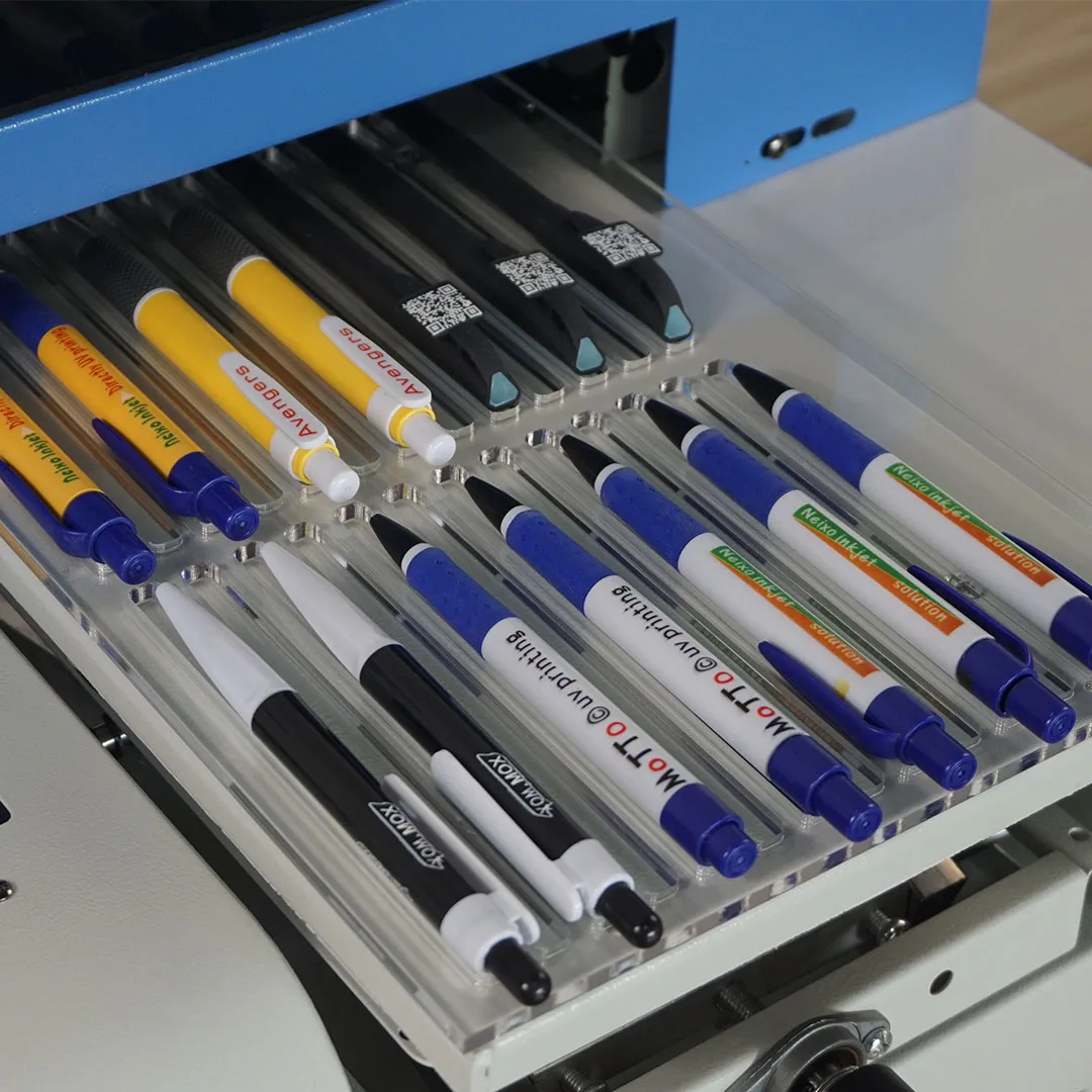 Height adjustable Pen and pencil printing machine A4 size uv flatbed printer