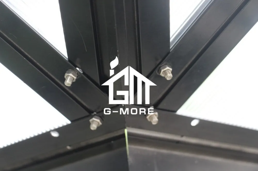 
G-MORE outdoor T-shaped hobby Orangerie Aluminum frame Glass Green house 