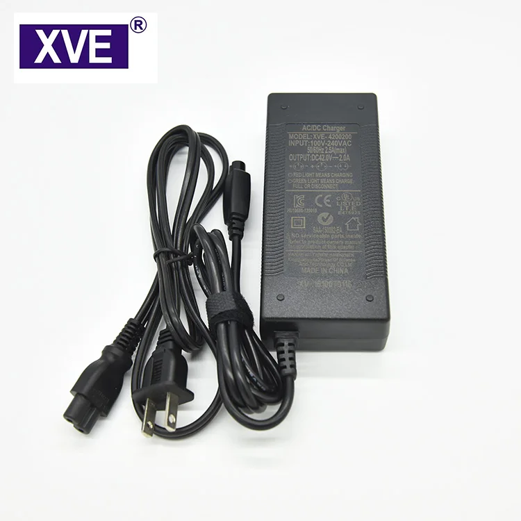 Xve Brand 24V Electric Charger 24V 2 Charger AMP Standard with 3 Pin XLR