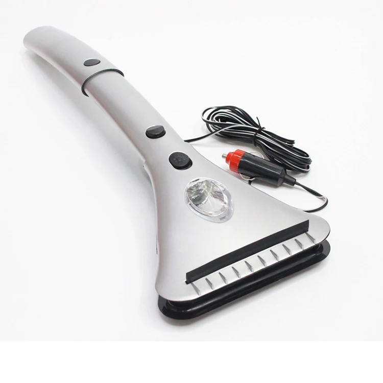 12 В, Лидер продаж, телескопическая машина для подогрева льда, автомобильный скребок для подогрева льда со светодиодной подсветкой