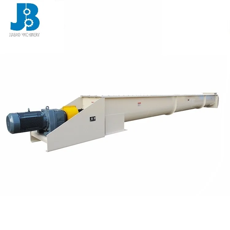 
wood pellet double shaft used flexible screw conveyors for wood chip 