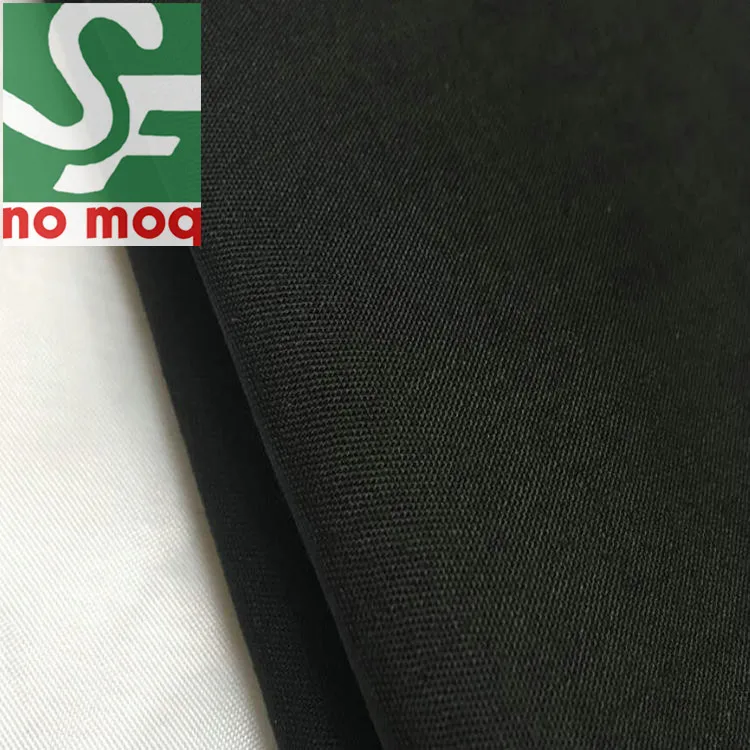 
T/C Woven Plain Shirting Fabric 65 Polyester 35 Cotton Twill Cloth Fabric 